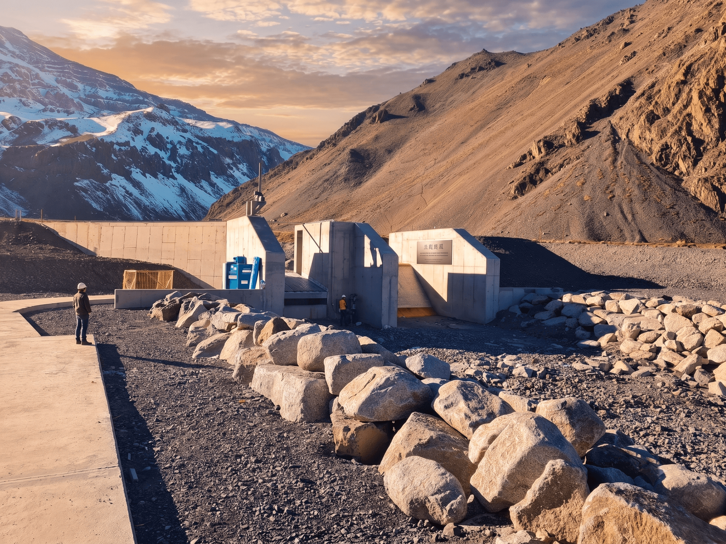Monitoreo en Desarenador El Volcán – Proyecto Hidroeléctrico Alto Maipo